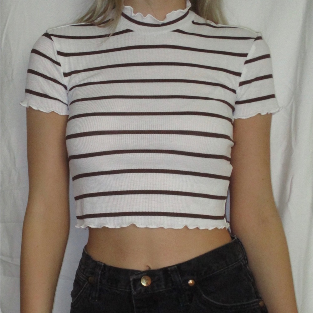 Striped Crop Top
